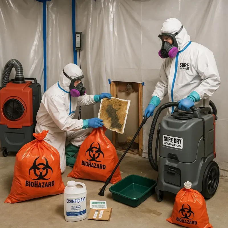 Contaminated Water Handling Protocols process in West Fargo, ND